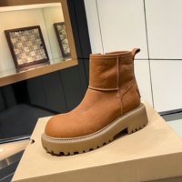 Bottes d'hiver chaudes de luxe pour femmes, en cuir de mouton véritable, à plateforme épaisse, design robuste, caractéristiques thermiques et respirantes