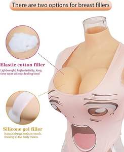 Yüksek Kaliteli Silikon Göğüs Protezleri Crossdresser Kostümü Transseksüel Silikon Sahte Göğüsler Noel Drag Queen için Göğüs Formu - Product Image 4