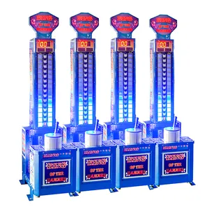 Ucuz fiyat kapalı arcade çekiç spor oyun makinesi çekiç makinesi kral güç boks oyun makinesi
