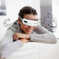 Appareil d'acupression pour les yeux, dispositif de massage électrique, Rechargeable, écrasement de la fréquence, pour les cernes foncés, compresse à chaud
