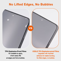 Film Hydrogel TPU Haute Transparence Effet Mat Confidentialité Protection Intégrale pour iPhone 17 Pro