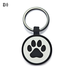 Bộ sưu tập sang trọng bền mã QR Pet Cat Dog <span class=keywords><strong>ID</strong></span> tag HF/LF chip không thấm nước Silicone cá nhân cổ điển động vật cho pet <span class=keywords><strong>ID</strong></span> tag - Product Image 1