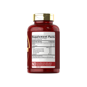 Omega-3 EPA DHA Astaxanthin bổ sung có nguồn gốc dầu nhuyễn thể Đỏ dầu nhuyễn thể 2000mg Softgels sức mạnh tối đa - Product Image 3