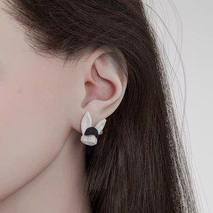 ต่างหูรูปกระต่ายและสุนัขจิ้งจอก รุ่น S925AB ทำจากทองแดง ดีไซน์น่ารักสไตล์พังก์ - Product Image 3