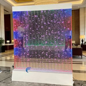 Meilleure vente : Panneau lumineux LED en acrylique coloré, étanche, découpé au laser, suspendu, pour cloison de pièce, design de piste de danse de mariage, mobile et facile à déplacer - Product Image 2