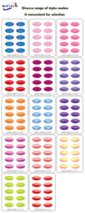 High Gloss Eyeshadow Temporary <b>Tattoo</b> Sticker Waterproof Color Printed <b>Paper</b> Decal for Stage Party Professional Use - Product Image 5
