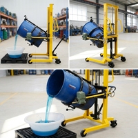 Fluentwonder Fw009 Machine de transfert de liquides 1000lbs 1200lbs avec rotation automatique/manuelle à 180 degrés pour l'industrie chimique