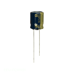 Condensador Original de Orificio Pasante EEU-FC1H101, Aluminio, 100uF, 20%, 50V, Radial TH, 100 uF - Product Image 1