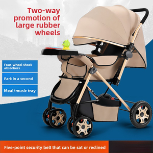 Poussette bébé tout-terrain pliable et légère 3-en-1 réversible pour nourrissons et tout-petits de 0 à 3 ans - Product Image 6
