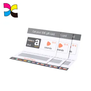 Promotion Gift Buy Code Scratch Card, Offset Printing Scratch Off Card