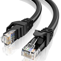 Cable de Red Ethernet Cat5e UTP RJ45, Cable LAN de Cobre Trenzado de 8 Conductores, Color y Longitud Personalizados, Embalaje OEM ODM