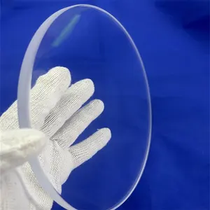 قاعدة كوارتز زجاجية مخصصة مقاومة للحرارة لوح كوارتز شفاف للواقيات