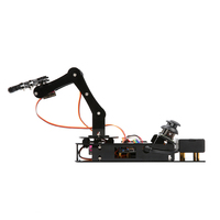 Kit de bras robotique Plate-forme de robot intelligent à 4 axes avec carte ESP32 pour projet d'apprentissage Arduino Kit de bricolage programmable