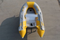Bateau en caoutchouc, bateau gonflable en PVC avec plancher en aluminium, garantie 1 an