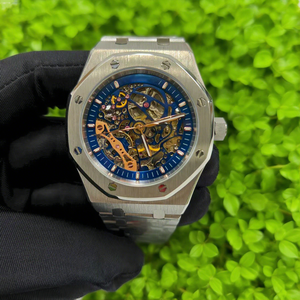 Fabrika özel Logo lüks erkek otomatik mekanik İzle kendinden sarma Hollow hareketi cam arama pencere süper erkekler için izle - Product Image 1