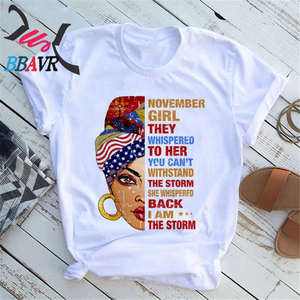 Camiseta de Manga Corta Estampada de Estilo Retro, Informal y a la Moda para Mujer, Venta al Por Mayor de Fábrica, Alta Calidad, Popular en Otoño - Product Image 6