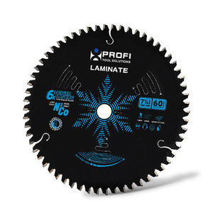 Disco de sierra circular TCT de 184 mm (7 1/4 pulgadas) con punta de carburo para corte de madera, acabado fino - Product Image 3