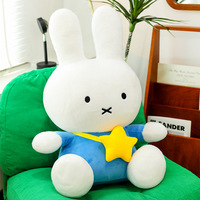 Peluche super douce Miffy le lapin, poupée pour machine à griffes, plusieurs tailles, Boris assis, cadeau pour couple, oreiller, anniversaire, vente chaude, en gros