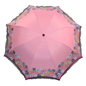 21 pulgadas * <span class=keywords><strong>8K</strong></span> 190T Pongee tela con recubrimiento negro paraguas 3 veces a prueba de viento Mini compacto de - Product Image 3