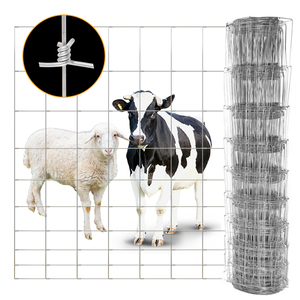 14 Gauge Heavy Farm Fence 4ft X 328ft Galvanized Cattle Fence Livestock <strong>Hog</strong> <strong>Panels</strong> Cattle Farm Livestock Breeding Fence - Product Image 4