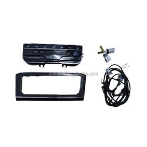 Panel de control <span class=keywords><strong>t</strong></span>áctil de aire acondicionado, interruptor de control de aire acondicionado LCD calentado 17G907044AR/AN con marco, para MQB Tiguanl - Product Image 3
