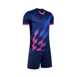Maillot de football professionnel pour équipe, uniforme sportif, impression numérique, respirant, séchage rapide, maille écologique, dégradé de couleurs, manches courtes - Product Image 4