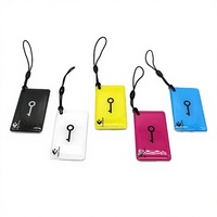 Plaque NFC personnalisée en acrylique pour avis Google, menu de restaurant, 13,56 MHz, étanche, pour réseaux sociaux