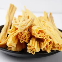 Tongkat Yuba Kering Premium, Tongkat Tahu Kedelai, Pengganti Daging Vegan Tinggi Protein untuk Masakan Asia 500g*18 kemasan