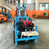 Foreuse hydraulique rotative sur chenilles Mikton Modèle 220L pour puits d'eau, profondeur de forage 220m