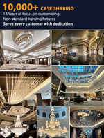 Lustres LED modernes avec longues décorations en boules de plastique, luminaires pour escaliers, salon, hôtel, plafonniers