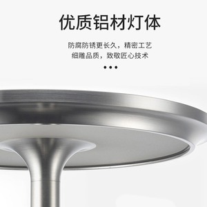Modern Minimalist Table <b>Lamp</b> Touch Dimmable LED Rechargeable Bedside Ambient Light Warm Tone Cordless Design - Product Image 3