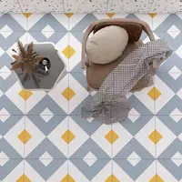 Interior 300X300 Pola Warna-warni Non Slip Matt Mengkilap Keramik 3D Seni Dinding dan Ubin Lantai