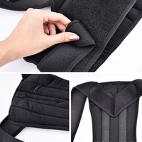Ceinture de Correction Posturale du Dos Réglable, Soutien d'Épaule et Correcteur de Posture Dorsale