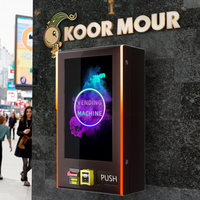 Distributeur automatique mural miniature avec paiement par carte de crédit, développement SDK ouvert, distributeur automatique intelligent personnalisé pour boîtes de nuit, tabac