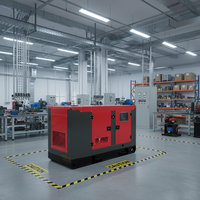 Direktlieferung Dieselgenerator-Set CE-Zertifiziert 30-50kW ATS Fernbedienung Offener Rahmen Geräuscharmer Typ Wassergekühlt 50/60Hz Langlebig