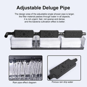 إكسسوارات حوض السمك لمرشح صندوق بالتنقيط ، فلتر خارجي حيوي ، خزان سمك علوي للكم لحوض السمك الخارجي ، - Product Image 2