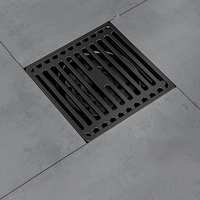 Ensemble de salle de bain intégral en acier inoxydable 304 brossé 24 pouces de long salle de bain drain linéaire Invisible sortie verticale douche drain de sol