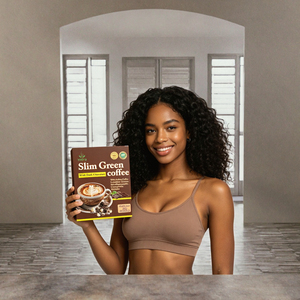 Yefra Slim Green Coffee, Extracto de Chocolate Negro en Polvo, Quemador de Grasa, Estimulante de la Pérdida de Peso, Mejora el Sistema Digestivo, Producto para Adultos - Product Image 2