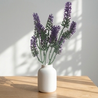 MZ187030A Bunga Buatan Terlaris untuk Dekor Rumah 11 Dahan Lavender