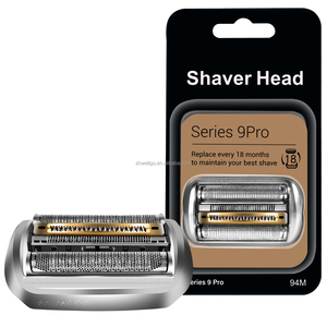 Buen Precio, Cuchilla de Repuesto 92S 94M para Afeitadoras Eléctricas para Hombre, <span class=keywords><strong>Braun</strong></span> <span class=keywords><strong>Serie</strong></span> <span class=keywords><strong>9</strong></span> 94M Plateada - Product Image 1