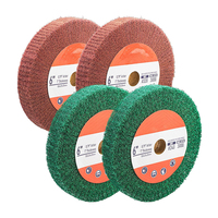 Usine de Foshan, roue à lamelles abrasive non tissée, OEM pour le finissage et le polissage de l'acier inoxydable