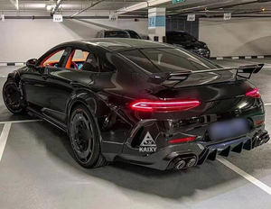 KXY ชุดบอดี้คิทกว้างสไตล์ <span class=keywords><strong>RT900</strong></span>สำหรับ Mercedes Benz GT43 GT50 GT53 GT63กันชนหน้าหลังดิฟฟิวเซอร์กันชนสปอยเลอร์กระโปรงข้าง - Product Image 6