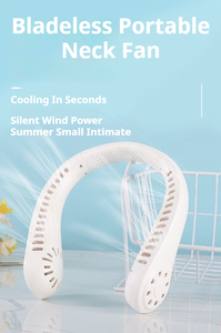 Nuevo ventilador de cuello portátil, Enfriador de aire para personas perezosas, ventilador de cuello colgante de viento grande de mano con carga USB - Product Image 4