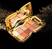 Palette de fards à paupières en perles de marque propre, facile à appliquer pour créer un effet de maquillage tridimensionnel, fards à paupières tendance