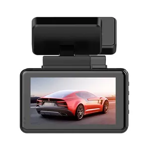 חדש הגעה dashcam 4k ב רכב קופסא שחורה מצלמה מקליט מלא hd 1080p עדשה כפולה dashcam ראיית לילה dvr