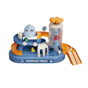 Nouveau Design <span class=keywords><strong>Dinosaure</strong></span> <span class=keywords><strong>Jouet</strong></span> <span class=keywords><strong>Garage</strong></span> Véhicule Ensemble de Jeu Mini Voitures et Rampe Piste de Course Électrique Parking Jouets pour Enfants - Product Image 3