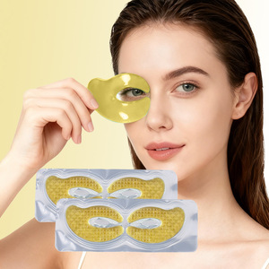 Masque pour les yeux en hydrogel cristallin doré, forme papillon, anti-rides, hydratant, 30 paires - Product Image 1