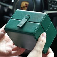Caja de Almacenamiento para Relojes de Diseño Creativo, Hecha a Mano, de Cartón con Textura de Franela, de Alta Gama y Personalizada, con Diseño de Caja Dividida