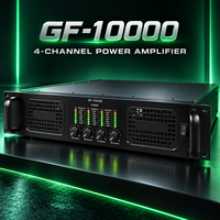 Amplificateur de puissance de classe H 4x1000W, 4 canaux, 2U, amplificateur audio professionnel pour système de sonorisation de scène extérieure
