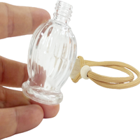 Recharge de parfum vide de luxe pendentif en verre bouteilles de parfum diffuseur de bouteille de désodorisant de voiture